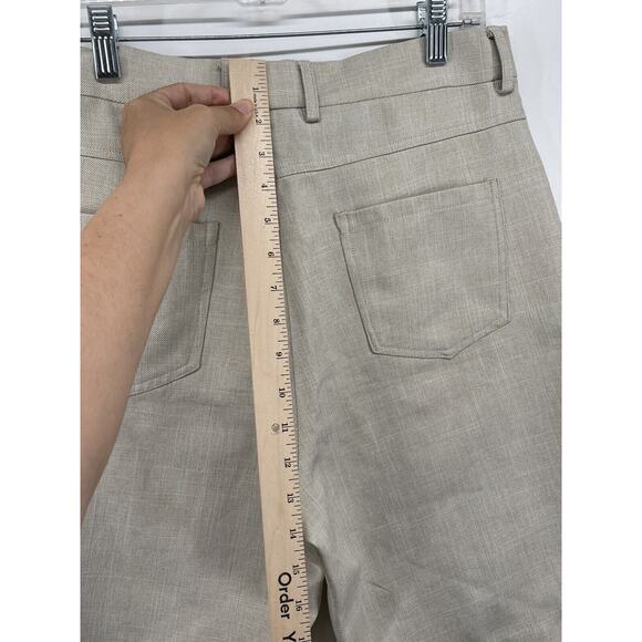 Blanke Mande In Heaven Khaki Bermuda Shorts Sz Large Women Summer Social Lounge - Picture 8 of 8